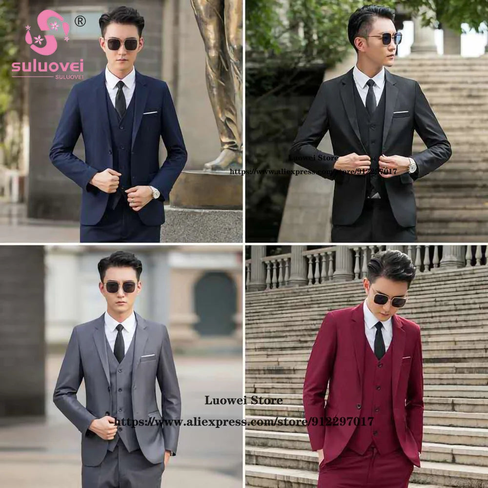 Business Slim Fit Suit for men